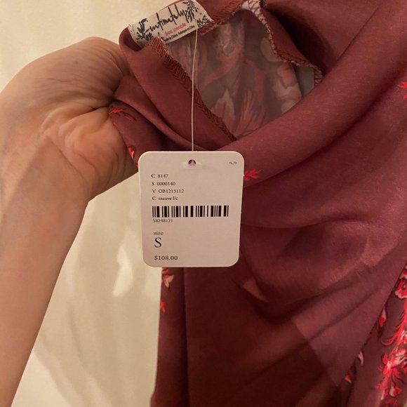 Free People Silky Floral Maxi Slip Dress - Picture 3 of 4